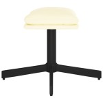 vidaXL Taburet, crem, 60x60x36 cm, piele ecologică vidaXL Taburet, crem, 60x60x36 cm, piele ecologică