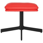 vidaXL Taburet, roșu, 60x60x36 cm, piele ecologică vidaXL Taburet, roșu, 60x60x36 cm, piele ecologică