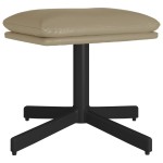 vidaXL Taburet, cappuccino, 60x60x36 cm, piele ecologică vidaXL Taburet, cappuccino, 60x60x36 cm, piele ecologică