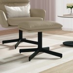 vidaXL Taburet, cappuccino, 60x60x36 cm, piele ecologică vidaXL Taburet, cappuccino, 60x60x36 cm, piele ecologică