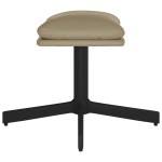 vidaXL Taburet, cappuccino, 60x60x36 cm, piele ecologică vidaXL Taburet, cappuccino, 60x60x36 cm, piele ecologică