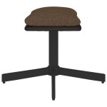 vidaXL Taburet, maro, 60x60x36 cm, textil și piele ecologică vidaXL Taburet, maro, 60x60x36 cm, textil și piele ecologică