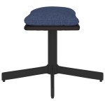 vidaXL Taburet, albastru, 60x60x36 cm, material textil și piele eco vidaXL Taburet, albastru, 60x60x36 cm, material textil și piele eco
