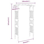vidaXL Arcadă pentru trandafiri, 118x40x187 cm, bambus vidaXL Arcadă pentru trandafiri, 118x40x187 cm, bambus
