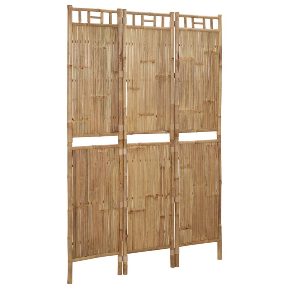 vidaXL Paravan de cameră cu 3 panouri, 120 x 180 cm, bambus