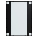 vidaXL Oglindă de perete, negru, 80x60 cm, metal vidaXL Oglindă de perete, negru, 80x60 cm, metal