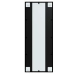 vidaXL Oglindă de perete, negru, 100x40 cm, metal vidaXL Oglindă de perete, negru, 100x40 cm, metal