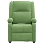 vidaXL Fotoliu rabatabil, verde deschis, catifea vidaXL Fotoliu rabatabil, verde deschis, catifea