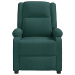 vidaXL Fotoliu rabatabil, verde închis, material textil vidaXL Fotoliu rabatabil, verde închis, material textil