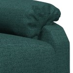 vidaXL Fotoliu rabatabil, verde închis, material textil vidaXL Fotoliu rabatabil, verde închis, material textil