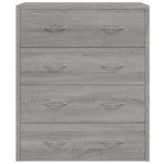 vidaXL Servantă cu 4 sertare, gri sonoma, 60x30,5x71 cm vidaXL Servantă cu 4 sertare, gri sonoma, 60x30,5x71 cm