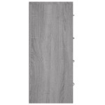 vidaXL Servantă cu 4 sertare, gri sonoma, 60x30,5x71 cm vidaXL Servantă cu 4 sertare, gri sonoma, 60x30,5x71 cm