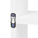 vidaXL Raft prezentare de perete 8 compartimente, alb extralucios vidaXL Raft prezentare de perete 8 compartimente, alb extralucios