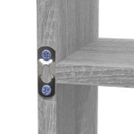 vidaXL Raft prezentare suspendat pe perete 8 compartimente, gri sonoma vidaXL Raft prezentare suspendat pe perete 8 compartimente, gri sonoma