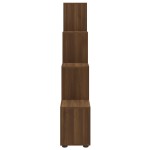 vidaXL Bibliotecă în trepte, stejar maro, 142 cm, lemn compozit