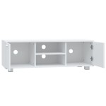 vidaXL Comodă TV, alb, 120x40,5x35 cm, lemn prelucrat vidaXL Comodă TV, alb, 120x40,5x35 cm, lemn prelucrat