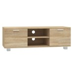 vidaXL Comodă TV, stejar sonoma, 120x40,5x35 cm, lemn prelucrat vidaXL Comodă TV, stejar sonoma, 120x40,5x35 cm, lemn prelucrat