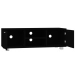 vidaXL Comodă TV, negru, 120x40,5x35 cm, lemn prelucrat
