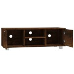 vidaXL Comodă TV, stejar fumuriu, 120x40,5x35 cm, lemn prelucrat vidaXL Comodă TV, stejar fumuriu, 120x40,5x35 cm, lemn prelucrat