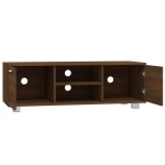 vidaXL Comodă TV, stejar maro, 120x40,5x35 cm, lemn prelucrat