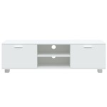 vidaXL Comodă TV, alb, 140x40,5x35 cm, lemn prelucrat vidaXL Comodă TV, alb, 140x40,5x35 cm, lemn prelucrat