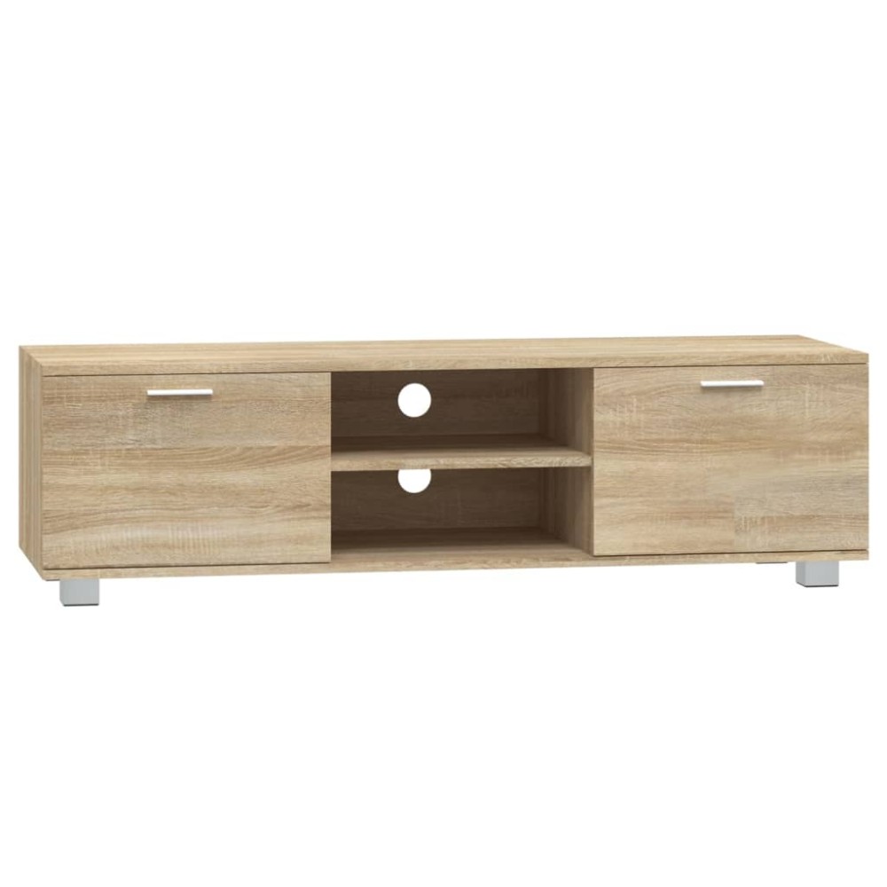 vidaXL Comodă TV, stejar sonoma, 140x40,5x35 cm, lemn prelucrat