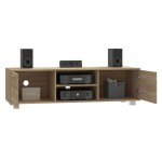 vidaXL Comodă TV, stejar sonoma, 140x40,5x35 cm, lemn prelucrat vidaXL Comodă TV, stejar sonoma, 140x40,5x35 cm, lemn prelucrat