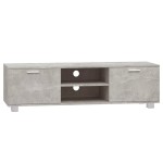 vidaXL Comodă TV, gri beton, 140x40,5x35 cm, lemn compozit vidaXL Comodă TV, gri beton, 140x40,5x35 cm, lemn compozit