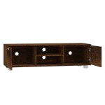 vidaXL Comodă TV, stejar fumuriu, 140x40,5x35 cm, lemn prelucrat vidaXL Comodă TV, stejar fumuriu, 140x40,5x35 cm, lemn prelucrat