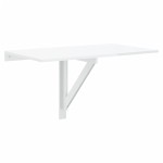 vidaXL Masă perete pliantă alb extralucios 100x60x56 cm lemn compozit vidaXL Masă perete pliantă alb extralucios 100x60x56 cm lemn compozit