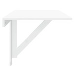 vidaXL Masă perete pliantă alb extralucios 100x60x56 cm lemn compozit vidaXL Masă perete pliantă alb extralucios 100x60x56 cm lemn compozit