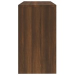 vidaXL Birou cu sertar și dulap, stejar maro, 100x40x73 cm, lemn vidaXL Birou cu sertar și dulap, stejar maro, 100x40x73 cm, lemn