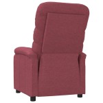 vidaXL Fotoliu rabatabil, roșu vin, material textil vidaXL Fotoliu rabatabil, roșu vin, material textil