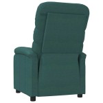 vidaXL Fotoliu rabatabil, verde închis, material textil vidaXL Fotoliu rabatabil, verde închis, material textil