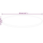 vidaXL Blat de masă rotund, Ø30x1,5 cm, lemn masiv stejar netratat vidaXL Blat de masă rotund, Ø30x1,5 cm, lemn masiv stejar netratat