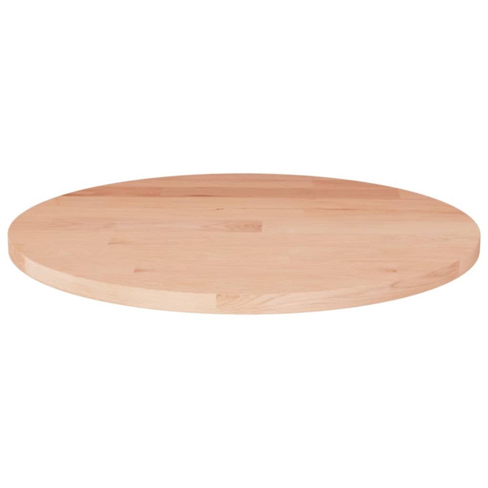 vidaXL Blat de masă rotund, Ø50x1,5 cm, lemn masiv stejar netratat