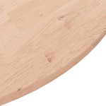 vidaXL Blat de masă rotund, Ø90x1,5 cm, lemn masiv stejar netratat vidaXL Blat de masă rotund, Ø90x1,5 cm, lemn masiv stejar netratat