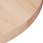 vidaXL Blat de masă rotund, Ø50x2,5 cm, lemn masiv stejar netratat vidaXL Blat de masă rotund, Ø50x2,5 cm, lemn masiv stejar netratat
