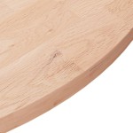 vidaXL Blat de masă rotund, Ø70x2,5 cm, lemn masiv stejar netratat vidaXL Blat de masă rotund, Ø70x2,5 cm, lemn masiv stejar netratat