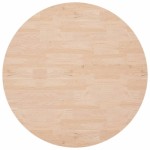 vidaXL Blat de masă rotund, Ø90x2,5 cm, lemn masiv stejar netratat vidaXL Blat de masă rotund, Ø90x2,5 cm, lemn masiv stejar netratat