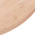 vidaXL Blat de masă rotund, Ø90x2,5 cm, lemn masiv stejar netratat vidaXL Blat de masă rotund, Ø90x2,5 cm, lemn masiv stejar netratat