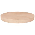 vidaXL Blat de masă rotund, Ø40x4 cm, lemn masiv stejar netratat vidaXL Blat de masă rotund, Ø40x4 cm, lemn masiv stejar netratat