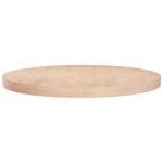 vidaXL Blat de masă rotund, Ø70x4 cm, lemn masiv stejar netratat vidaXL Blat de masă rotund, Ø70x4 cm, lemn masiv stejar netratat