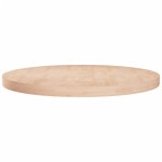 vidaXL Blat de masă rotund, Ø80x4 cm, lemn masiv stejar netratat vidaXL Blat de masă rotund, Ø80x4 cm, lemn masiv stejar netratat