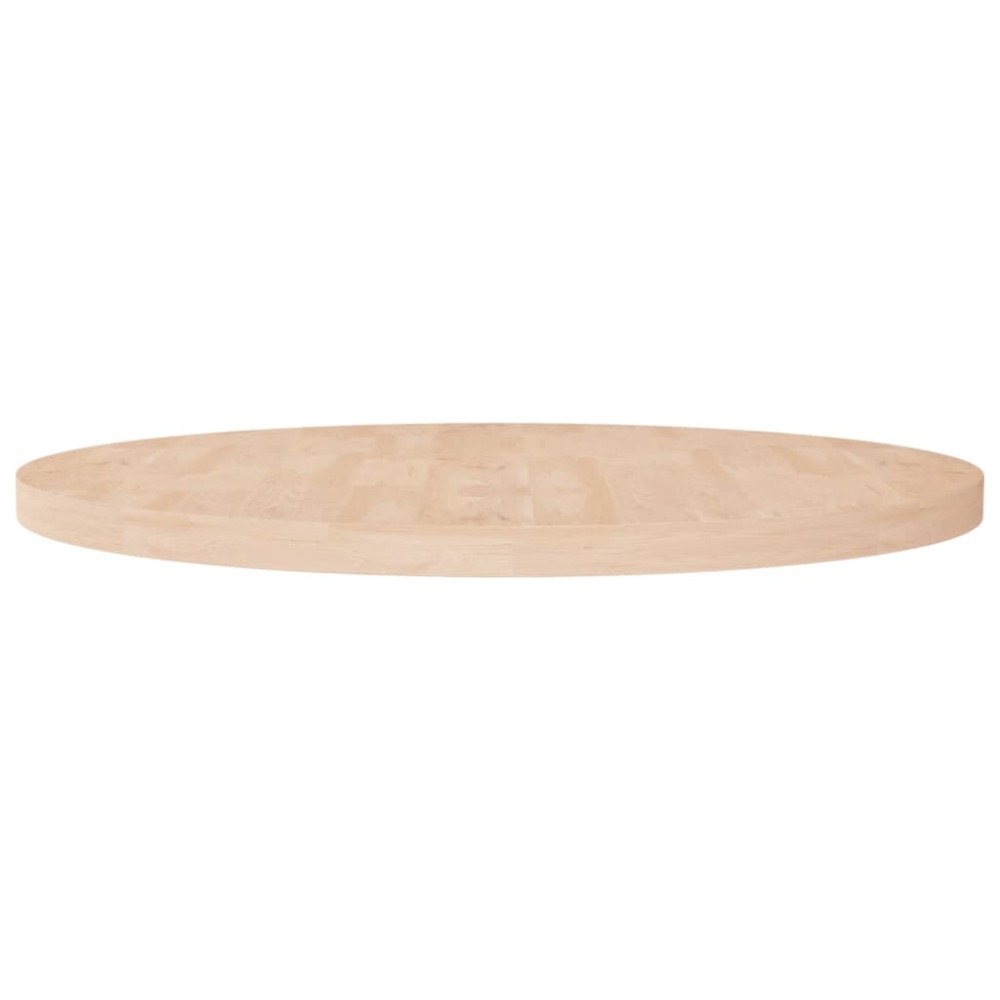 vidaXL Blat de masă rotund, Ø90x4 cm, lemn masiv stejar netratat