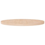 vidaXL Blat de masă rotund, Ø90x4 cm, lemn masiv stejar netratat vidaXL Blat de masă rotund, Ø90x4 cm, lemn masiv stejar netratat