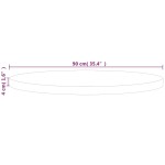 vidaXL Blat de masă rotund, Ø90x4 cm, lemn masiv stejar netratat vidaXL Blat de masă rotund, Ø90x4 cm, lemn masiv stejar netratat