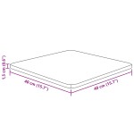 vidaXL Blat de masă pătrat, 40x40x1,5 cm, lemn masiv stejar netratat vidaXL Blat de masă pătrat, 40x40x1,5 cm, lemn masiv stejar netratat