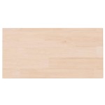 vidaXL Poliță, 40x20x1,5 cm, lemn masiv de stejar netratat
