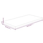 vidaXL Poliță, 40x20x1,5 cm, lemn masiv de stejar netratat